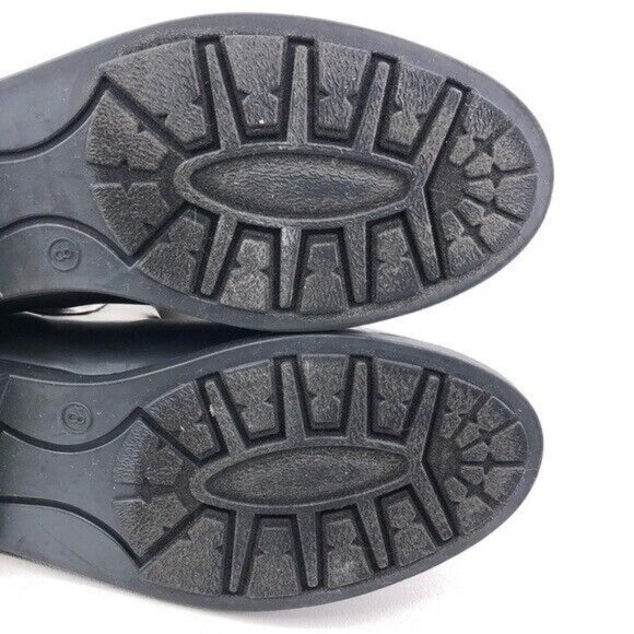 J.Crew Black Rubber Chelsea Rain Ankle Boots 8 - Picture 11 of 11